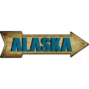 Alaska Wholesale Novelty Metal Arrow Sign