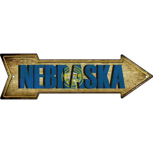 Nebraska Wholesale Novelty Metal Arrow Sign