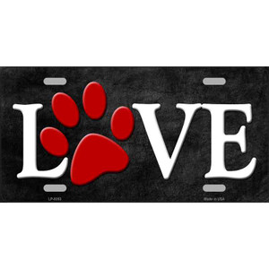 Love Wholesale Metal Novelty License Plate