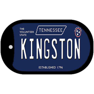 Kingston Tennessee Blue Wholesale Novelty Metal Dog Tag Necklace