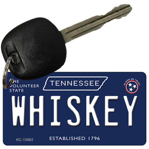 Whiskey Tennessee Blue Wholesale Novelty Metal Key Chain
