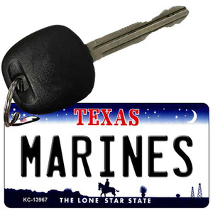 Texas Marines Wholesale Novelty Metal Key Chain