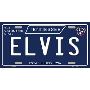 Elvis Tennessee Blue Wholesale Novelty Metal License Plate Tag