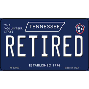 Retired Tennessee Blue Wholesale Novelty Metal Magnet