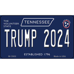 Trump 2024 Tennessee Blue Wholesale Novelty Metal Magnet