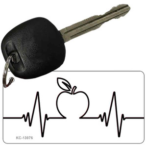 Apple Heart Beat Wholesale Novelty Metal Key Chain