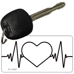 Love Heart Beat Wholesale Novelty Metal Key Chain