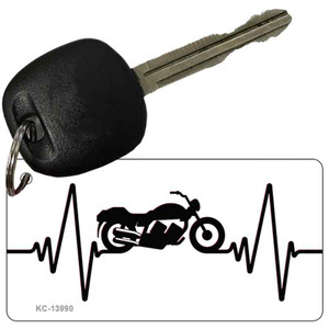 Motorcycle Heart Beat Wholesale Novelty Metal Key Chain