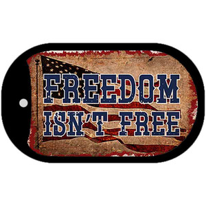 Freedom Isnt Free Flag Wholesale Novelty Metal Dog Tag Necklace