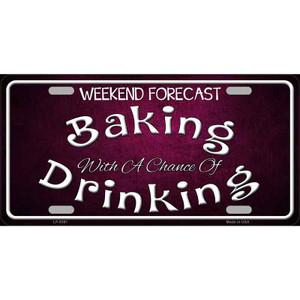 Weekend Forecast Wholesale Metal Novelty License Plate