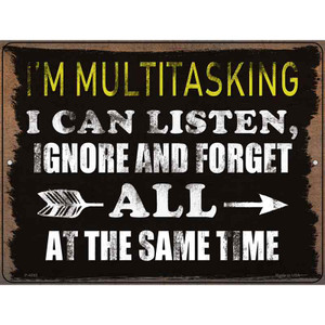 Im Multitasking Wholesale Novelty Metal Parking Sign