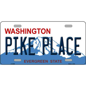 Pike Place Washington Wholesale Metal Novelty License Plate