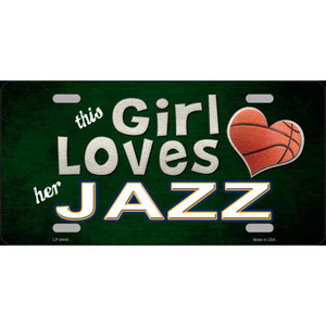 This Girl Loves Her Jazz Novelty Wholesale Metal License Plate