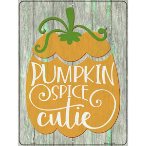Pumpkin Spice Cutie Wholesale Novelty Metal Parking Sign