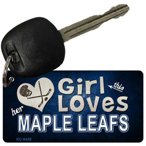 This Girl Loves Her Maple Leafs Wholesale Novelty Key Chain