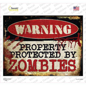 Zombies Wholesale Novelty Rectangle Sticker Decal