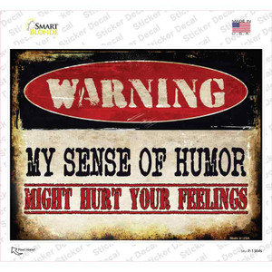 My Sense Of Humor Wholesale Novelty Rectangle Sticker Decal