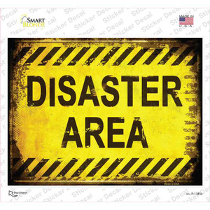 Disaster Area Wholesale Novelty Rectangle Sticker Decal