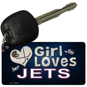 This Girl Loves Her Jets Wholesale Novelty Key Chain