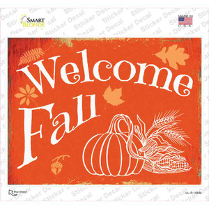 Welcome Fall Wholesale Novelty Rectangle Sticker Decal