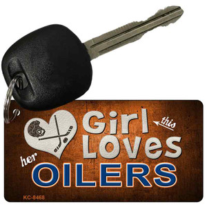 This Girl Loves Her Oilers Wholesale Novelty Key Chain
