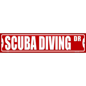 Scuba Driving Dr Wholesale Novelty Metal Street Sign