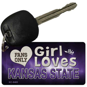 This Girl Loves Kansas State Wholesale Novelty Key Chain