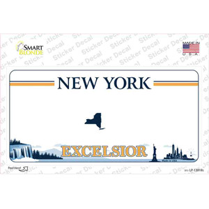 Excelsior New York Blank Wholesale Novelty Sticker Decal