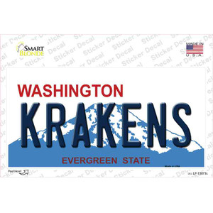 Krakens Washington Wholesale Novelty Sticker Decal