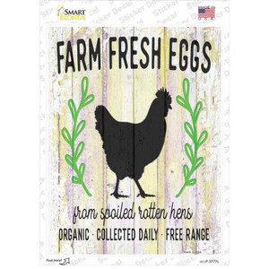 Farm Fresh Eggs Chickens Wholesale Novelty Rectangle Sticker Decal