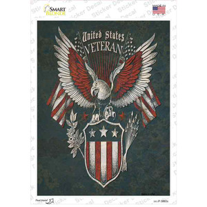 United States Veteran Eagle Wholesale Novelty Rectangle Sticker Decal
