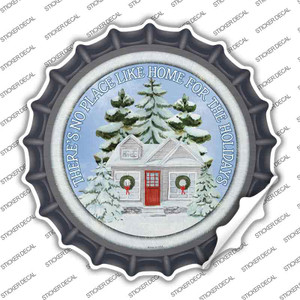 Home for the Holidays Snow Wholesale Novelty Bottle Cap Sticker Decal