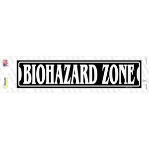 Biohazard Zone Wholesale Novelty Narrow Sticker Decal