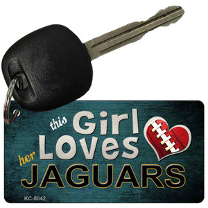 This Girl Loves Her Jaguars Wholesale Novelty Key Chain