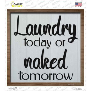 Laundry Today Wholesale Novelty Square Sticker Decal