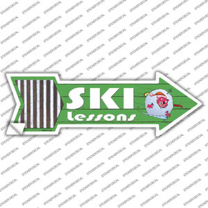 Ski Lessons Wholesale Novelty Arrow Sticker Decal