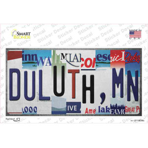 Duluth MN Strip Art Wholesale Novelty Sticker Decal