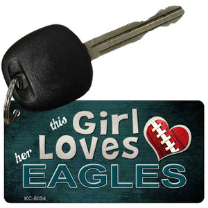 This Girl Loves Her Eagles Wholesale Novelty Key Chain