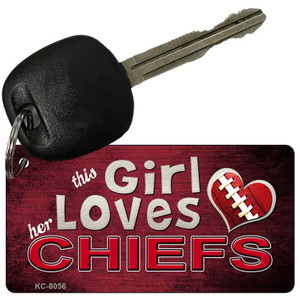This Girl Loves Her Chiefs Wholesale Novelty Key Chain