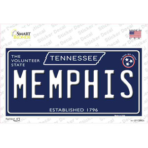 Memphis Tennessee Blue Wholesale Novelty Sticker Decal