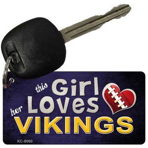 This Girl Loves Her Vikings Wholesale Novelty Key Chain