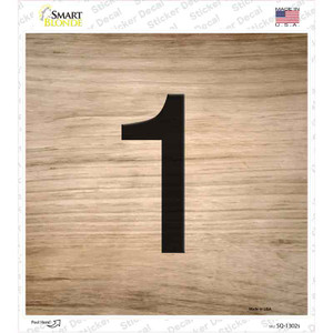 1 Number Tiles Wholesale Novelty Square Sticker Decal