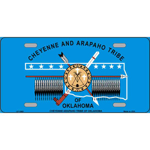Cheyenne Arapaho Flag Wholesale Metal Novelty License Plate