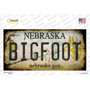 Bigfoot Nebraska Wholesale Novelty Sticker Decal