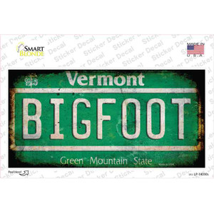 Bigfoot Vermont Wholesale Novelty Sticker Decal