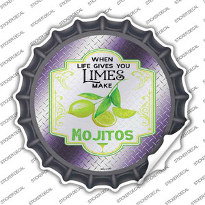 Make Mojitos Purple Wholesale Novelty Bottle Cap Sticker Decal