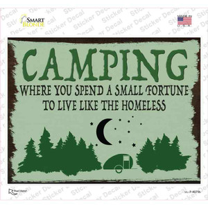 Camping Forest Wholesale Novelty Rectangle Sticker Decal