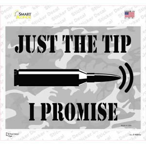 Just The Tip I Promise Wholesale Novelty Rectangle Sticker Decal