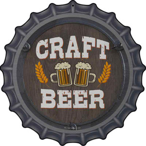Craft Beer Wholesale Novelty Metal Bottle Cap Sign