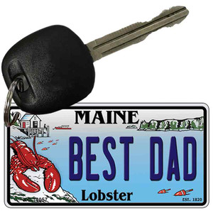 Best Dad Maine Lobster Wholesale Novelty Metal Key Chain